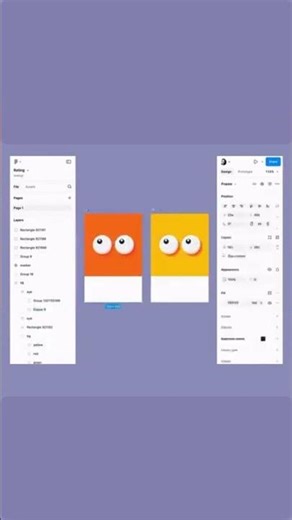 Animation Figma 😘😘 Figma Design 😘 Figma #shorts #youtubeshorts #figma