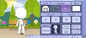 Customize Your Cartoon Character in Game Interface