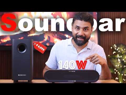 🔥140W Powerful Soundbar with Dolby Audio 🔊 - Zebronics Jukebar 9010C