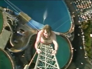Terrifying world record high dive attempt - 172 feet, 1983 | History Videos