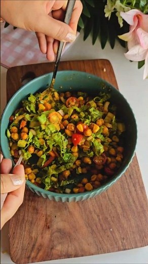 Healthy Chole Corn Salad Recipe | High Protein Weight Loss Salad | Easy Lunch Recipe