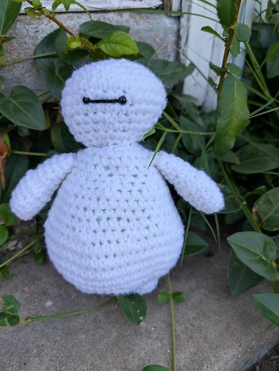 Crochet Baymax Plush: Handmade Big Hero 6 Inspired Robot - Etsy UK
