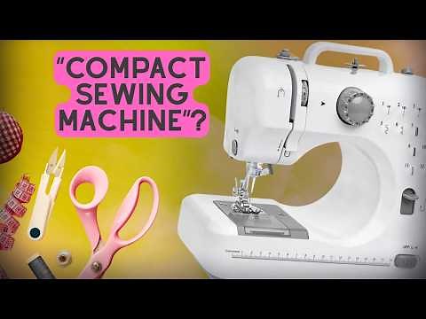 Compact Sewing Machine? Let's Try It! How to Thread and Use your Portable Sewing Machine