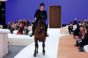 Chanel sends princess on horseback down the runway in Paris
