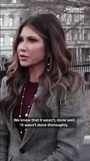 Noem on vetting immigrants