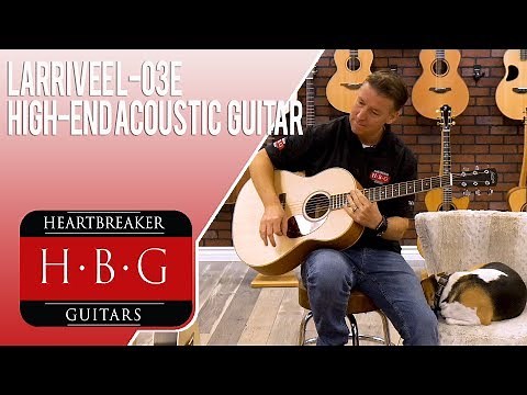 Larrivee Acoustic L 03E Mahogany with Stage Pro Element High-End Acoustic Guitar