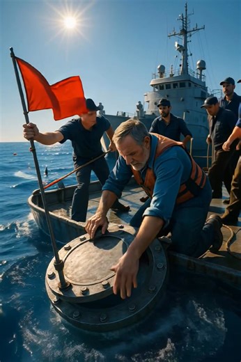 Das Schiff änderte den Kurs wegen einer seltsamen Flagge — und die Besatzung stieß auf etwas, das im Ozean nicht existieren sollte... 🌊🚩 Das Meer war ruhig, glatt wie Glas. Der Pazifik dehnte sich bis zum Horizont aus, die Sonne blendete, und das Schiff von Kapitän James Crawford fuhr seinen gewohnten Kurs. Nichts deutete auf etwas Ungewöhnliches hin — bis Matrose Ray etwas voraus bemerkte. — Kapitän, da ragt etwas aus dem Wasser! — rief er und blinzelte in die Ferne. Zuerst dachten sie, es se
