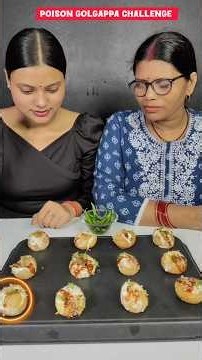 Poison Golgappa Challenge🥵 #shorts