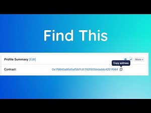 How to find a token contract address on OpenSea