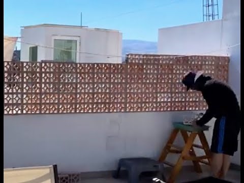 Roof Garden o Jardín, Muro de Celosía