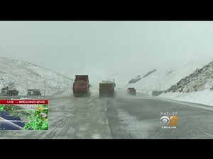 5 Freeway Reopens Through Grapevine After Snow Strands Drivers For Hours