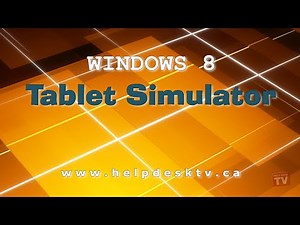 Windows 8 Developer Preview: Tablet Simulator