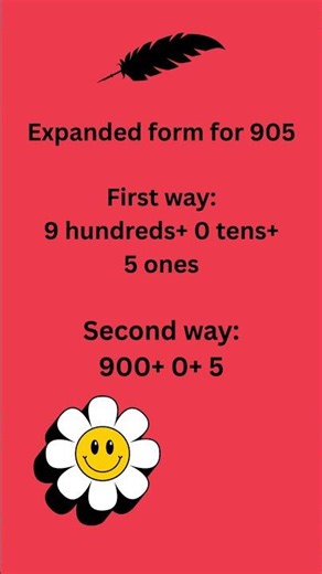 Expanded forms 3 digit numbers Example 23 #expandedform