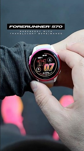 Garmin | Forerunner 570 fuses bright displays and statement materials