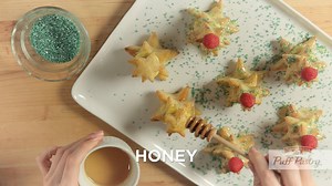 4.7K views · 46 reactions | What fun! Puff Pastry cut into evergreen tree shapes are baked and filled with creamy pudding. Let the kids help decorate the "trees" with colored sugar and cherry halves before they dig in! | Pepperidge Farm Puff Pastry | Facebook