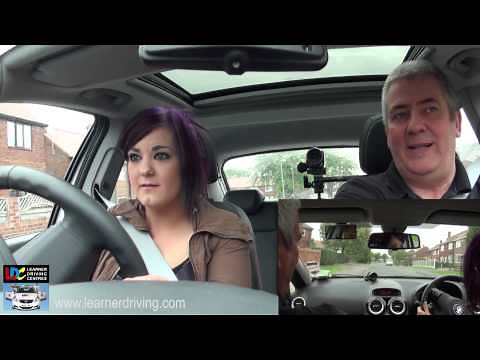 Claire's 4th driving lesson - 6 Hazard drill and basic junctions (T&Y)