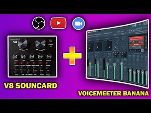 Enhance Voice Quality with V8 SOUND CARD and VOICEMEETER