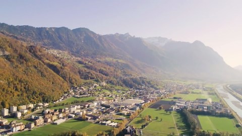 Vaduz from the Sky: Drone Views Of Liechtenstein's Medieval Gem