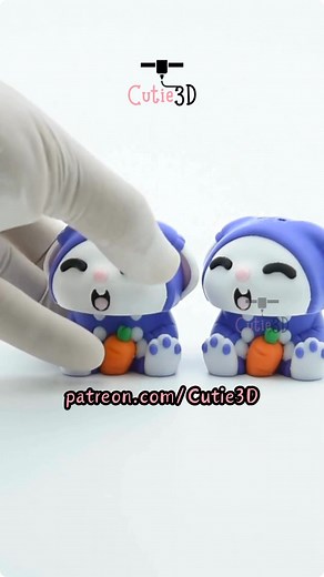 1K views | ❄️ Introducing Cutie3D Winter Cozy Rabbit Keycap Fidget Clicker Keychain ️ Printing details: Print-in-place, NO supports.  I design cute, easy-to-print models for 3D printing. Check out my Cults3D: https://cults3d.com/@cutie3d  If you have a 3D printer and are looking for models that boost sales  in your shop, check out my Patreon! https://www.patreon.com/cutie3d | Cutie3D | Facebook