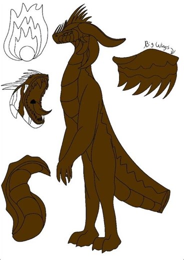 Earth Dragon design Speedpaint