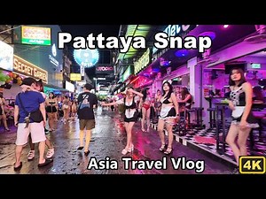 【４K】 Pattaya Snap Shot / Asia Travel Vlog / パタヤ街歩き