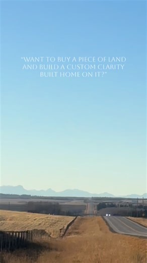Buy a piece of land and build a custom @clarity.built home on it? Say less 凉凉 If this is your dream, let’s make it a reality! Contact us today to explore our Custom Home process! #albertahomebuilder #newbuildjourney #claritybuilt #albertahomes #dreamhomesofcanada #customhomebuilder #smalltownliving #homebuilder #whitefarmhouse #acreageliving | Clarity Built | Facebook