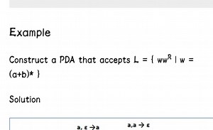 Question:Construct a Pushdown Automaton (PDA) that accepts the... | Filo