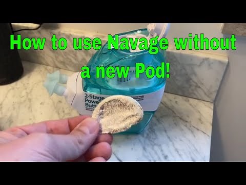 How to use a Navage without a New Salt Pod! QUICK VIDEO - Navage Nasal Care Hack
