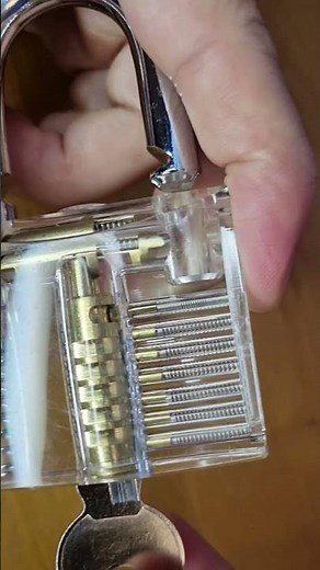 Funcionamiento de un candado