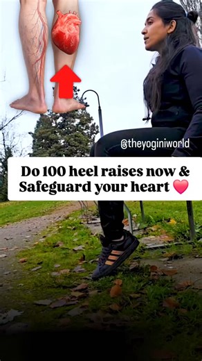 Juhi Kapoor | Yoga Teacher & Nutritionist on Instagram: "Your calves are more connected to your heart health than most people realise. The calf muscles act like a second heart — every time they contract, they help push blood upward against gravity, improving circulation and reducing pressure on the veins. When these muscles stay weak or inactive (long sitting, low NEAT, no walking), blood pools in the legs, increasing the risk of swelling, varicose veins, and strain on the heart. Stronger, activ