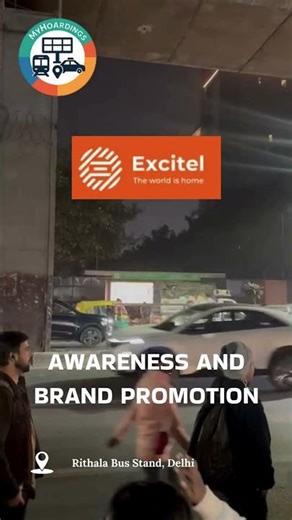 Excitel BQS Advertising in Delhi | Society Branding & OOH Campaign