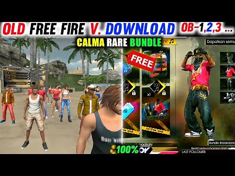 Free Fire Old Version Play 🤯 Claim All Rare Bundle | S2 Elite Pass