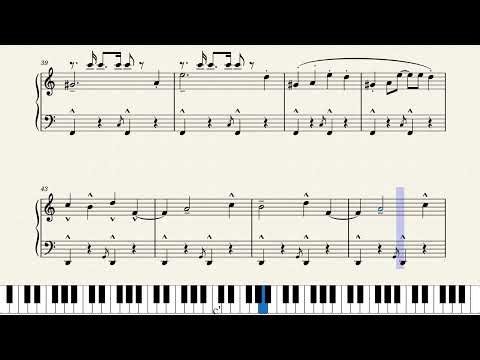 Borsalino – Claude Bolling : Partition piano