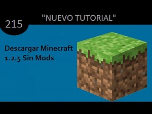Como Descargar Minecraft 1.2.5 (Sin Mods)