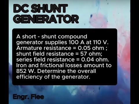 DC Machine (DC Generator problem 7)
