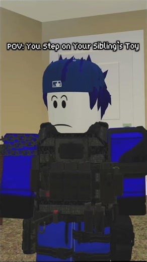 POV: You Step on Your Sibling’s Toy | Roblox Animation #relatable #funny #shorts #viral