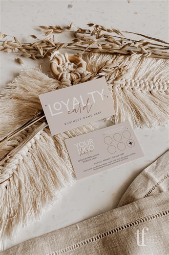 Loyalty Card Canva Template, Customer Punch Card, Editable Rewards Printable Discount Stamp Card - GP10 - Etsy