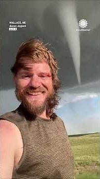 Storm Chaser Takes Tornado "Selfie"