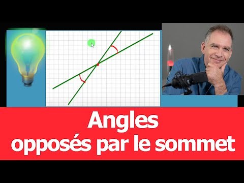 Angles opposés par le sommet 📐 Cours : Définition + Propriété + Exemples 💪