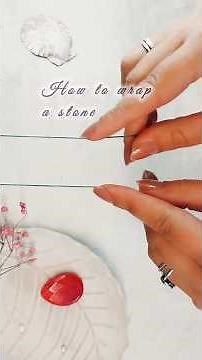 How to Wrap a Stone with Macrame ✨ Easy Macrame Stone Wrapping