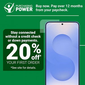 Purchasing Power helps you get the things you need now—no surprises. Shop 40,000 brand-name products when you unlock your Spending Power. We ship your order up front while you pay over time, right from your paycheck. | Purchasing Power