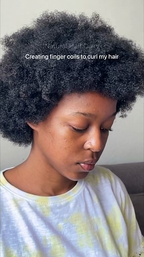 How to Define Type 4 Hair Curls: Finger Coils Tutorial