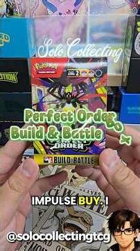 Let's Open This Pokemon Perfect Order Build and Battle Box #pokemon #perfectorder