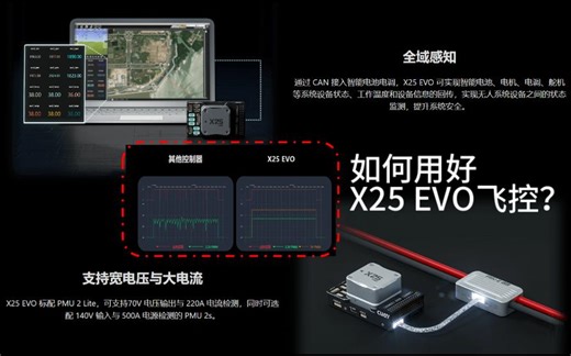 X25 EVO飞控的地面站校准及PX4固件刷写演示