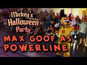Max Goof as Powerline for Mickey’s Not-So-Scary Halloween Party 2022