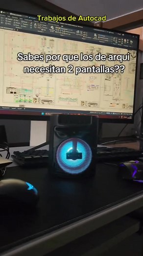 Dos pantallas en Arquitectura #arquitectura #AutoCAD #diseño #ingenieriacivil #parati | Trabajos De Autocad