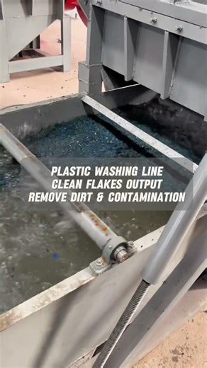 Plastic Recycling Line | No Pre-Cutting Bucket Crushing Washing and Automatic Collection