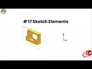 SolidWorks Tutorial - Sketch Element | Origin | Plane |