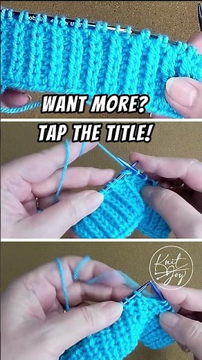 Soft. Stretchy. Two-Sided. — My New Favorite Texture #easyknitting #265