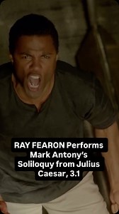 GREAT PERFORMANCES: RAY FEARON Performs Mark Antony’s soliloquy from Act 3, Scene 1 of Julius Caesar. (directed by Gregory Doran, 2012). #Shakespeare #juliuscaesar #cryhavoc A group of patricians has just assassinated Julius Caesar, Antony’s best friend and mentor. Notes to follow along at home! Tide of times: course of history Costly: dear, precious Cumber: overwhelm, destroy/trouble, burden In use: commonplace, customary Objects: sights Quartered with: cut to pieces by Custom of: constant expo